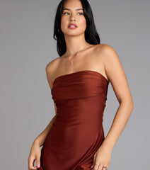 No Effort Drama Lace-Up Mini Dress