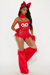 Friendly Street Creature 5 Piece Costume Set - Red