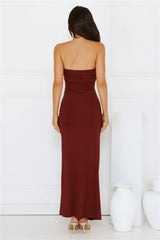 Sunshine Shuffle Strapless Maxi Dress