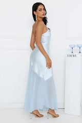 Silky Kiss Satin Maxi Dress