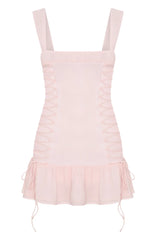 Rush In Mini Dress Baby Pink