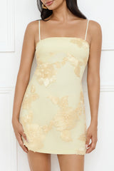 Songs Written Mesh Mini Dress