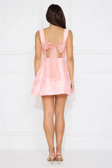 Empowered Elegance Mini Dress Pink