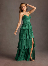Paloma Dark Green Maxi Dress