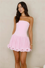 One Martini Strapless Romper White