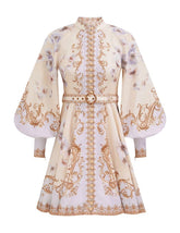 Hypnotic Buttoned Mini Dress