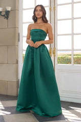 Elegance In Motion Strapless Maxi Dress