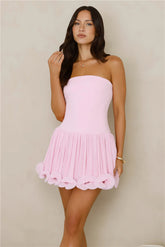 One Martini Strapless Romper White