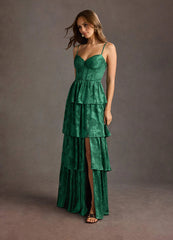 Paloma Dark Green Maxi Dress