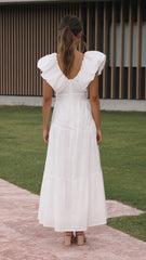 Emma Maxi Dress - White