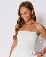 Summer Essential Cotton Smocked Maxi Dress