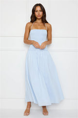 Unmatched Energy Halter Maxi Dress