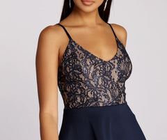 Sami Sequin And Lace Party Dress