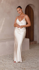 Gisella Maxi Dress - Champagne
