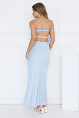 Midnight In Paris Strapless Maxi Dress