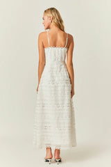 Combination Lace Maxi Dress