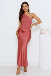 Starlit Darling Satin Maxi Dress