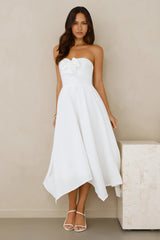 Saltwater Soul Strapless Midi Dress