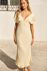 Growing Garden Maxi Dress Yellow