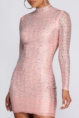 Dazzle Queen Heat Stone Mini Dress