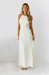 Sultry Samba Halter Maxi Dress
