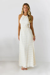 Sultry Samba Halter Maxi Dress