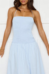 Unmatched Energy Halter Maxi Dress