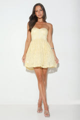 Soirée Star Strapless Sequin Mini Dress