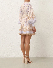 Hypnotic Buttoned Mini Dress