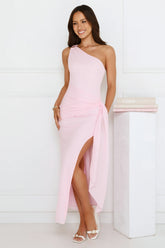 Tidal Dream One Shoulder Maxi Dress