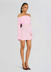 Galli Rib Knit Mini Dress