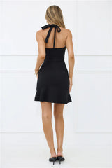 Vivid Vixen Halter Mini Dress