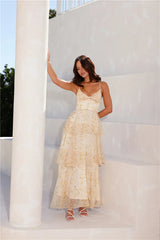 Sun Shining Through Maxi Dress Yellow