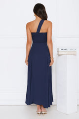 Styled Like A Star One Shoulder Maxi Dress