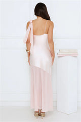 Proposal Satin Maxi Dress Pink