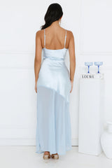 Silky Kiss Satin Maxi Dress