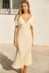 Growing Garden Maxi Dress Yellow