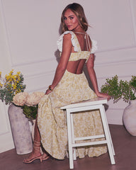 Blooming Bliss Tiered Maxi Dress