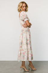 Piper Eyelet Midi Dress | Vintage Floral