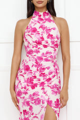 Cupid’S Kiss Halter Midi Dress