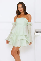 Rosewater Off Shoulder Mini Dress