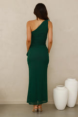 Neon Nectar One Shoulder Mesh Maxi Dress