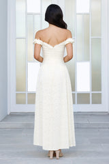 Soft Serve Off Shoulder Maxi Dress