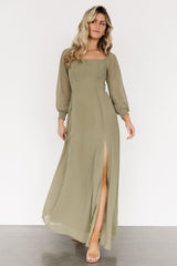Giselle Maxi Dress | Dusty Olive