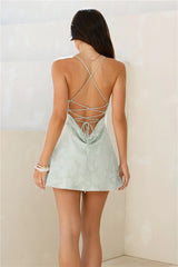 Poolside Glimmer Mini Dress