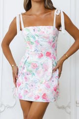 Serenade Of Blossoms Mini Dress
