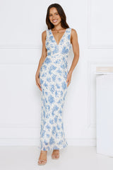 Soft Florals Maxi Dress