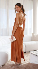 Frances Maxi Dress - Rust