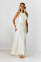 Sultry Samba Halter Maxi Dress