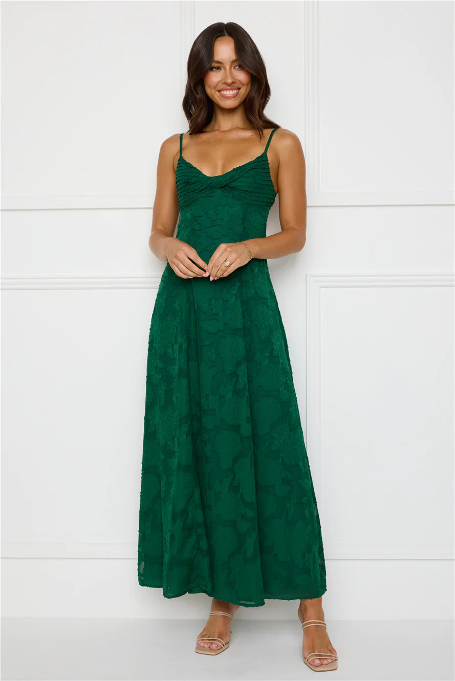 Pine Blossom Maxi Dress